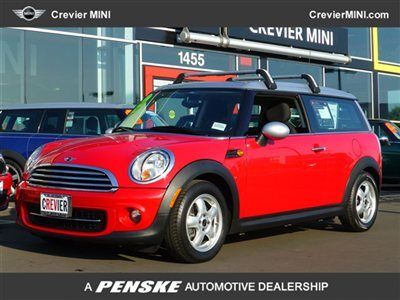 2011 mini cooper clubman chili red just reduced! only $17,980!!