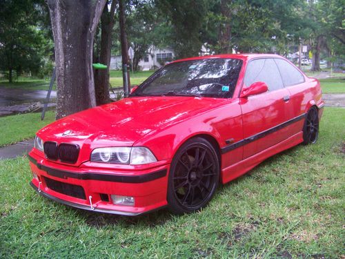 1995 bmw m3, hellrot red, black interior, 5 speed