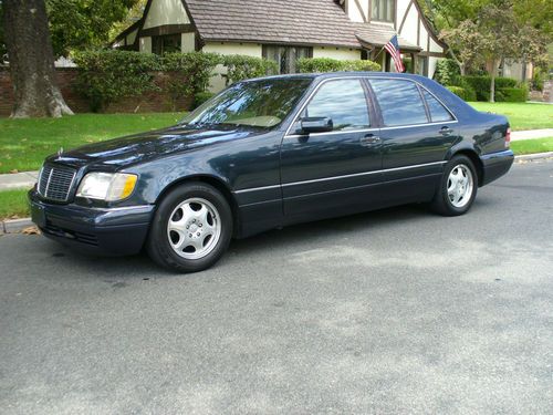 Stunning mercedes benz s420  rare azure blue  low miles  amazing condition