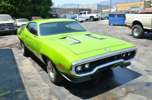 1971 plymouth roadrunner 383 pistol grip 4-speed