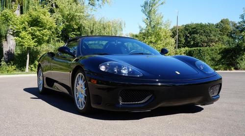 2003 ferrari 360 spider f1 with only 5,247 miles!!!! must see!! must see!!
