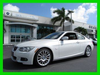 11  mineral white 328-i 3l i6 coupe *m-sport package *premium &amp; value package