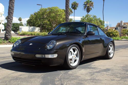 1996 porsche 911 carrera 4 sunroof coupe - records - best options - ultra clean!