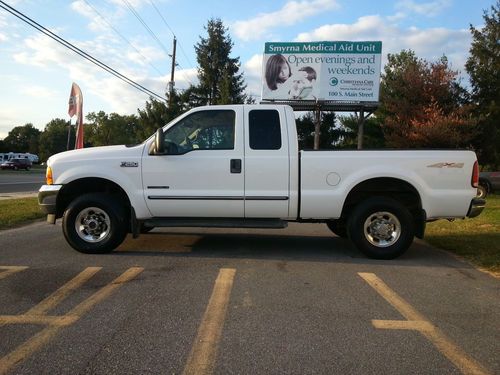 1999 ford f-250 super duty lariat ext. cab pickup 4x4 7.3l 6-speed manual diesel