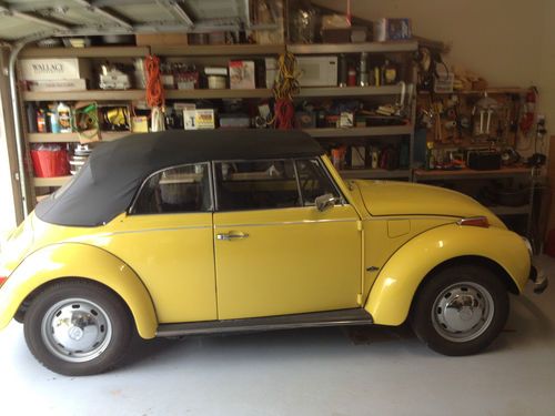 1971 super beetle, canary yellow, less than 5,000 miles. good-great condition.