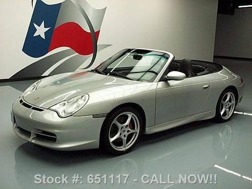 2002 porsche 911 carrera 4 cabriolet awd 6-spd nav dvd! texas direct auto