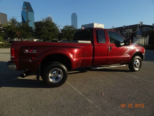 2004 ford f350 xlt low miles v8 6.0l diesel dually 5 speed manual 4x4 very nice