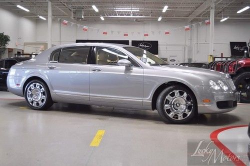 2008 bentley continental flying spur, navi, backup cam,heated ventilated leather