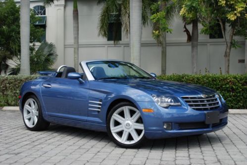 2008 chrysler crossfire roadster limited convertible navigation nav leather auto