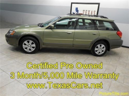 05 subaru legacy awd outback wagon leather heated seats warranty finance texas