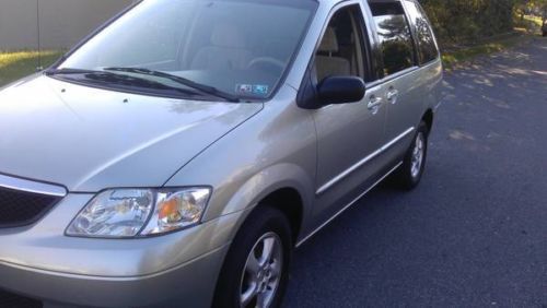 2002 mazda mpv lx mini van runs excellent tv new inspection look