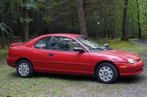 1998 plymouth neon high line coupe 2-door 2.0l