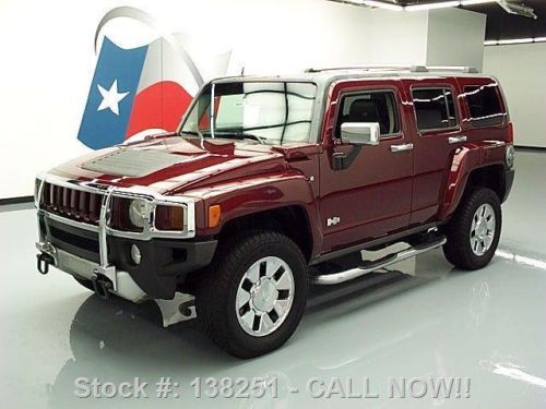2009 hummer h3 h3x 4x4 sunroof nav rear cam htd leather texas direct auto