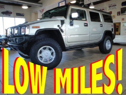 =+=super low miles=+=2003 hummer h2 moonroof 3rd seat only 41k miles 04 05 06 07