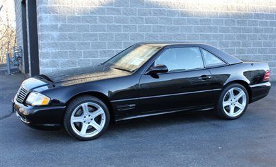 2000 mercedes sl500 sport package, triple black, non smoker, low mileage,