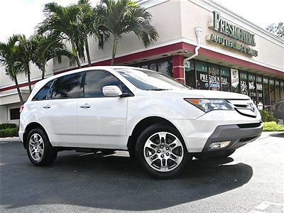 2008 acura mdx sh awd tech package navigation sunroof leather one owner clean