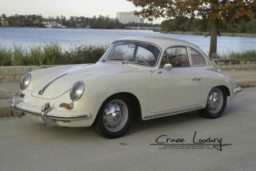 Very clean porsche 356 s coupe ivory on red