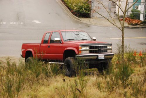Lifted 1991 chevy 1500 z71 excellent condition:low miles
