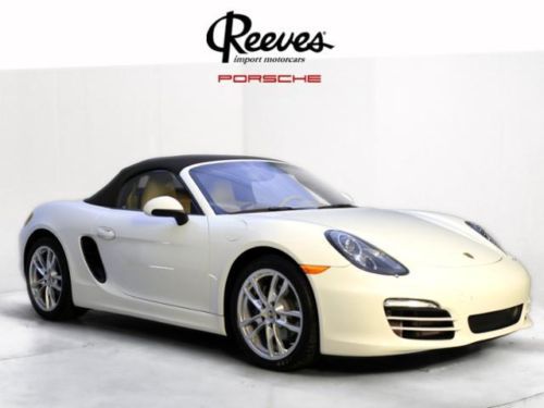 2013 porsche boxster 2dr roadster low mileage certified convertible 2.7l cd  a/c