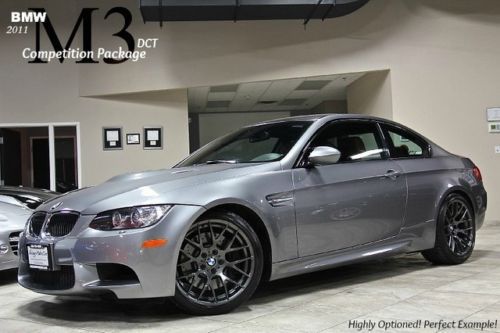 2011 bmw m3 coupe competition package navigation cold weather package $76k+msrp!