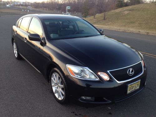 2006 lexus gs300 base sedan 4-door 3.0l black on black