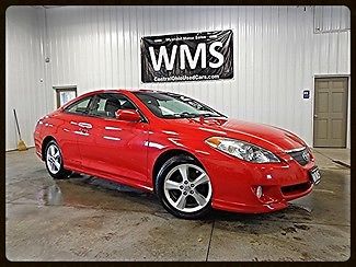 04 red se black coupe auto abs air sporty 4 cylinder new power gas clean sharp
