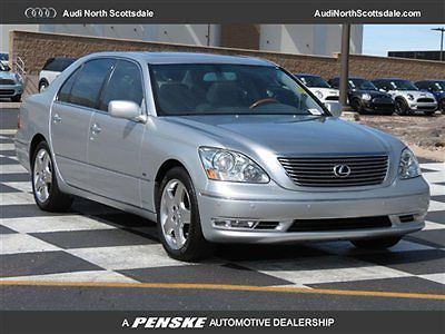 Lexus ls 430 silver sport suspenion leather gps moon roof heated seats clean car