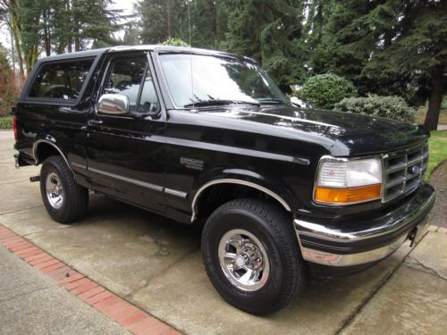 2 owners - power options - cold a/c - beautiful rust-free oregon classic bronco