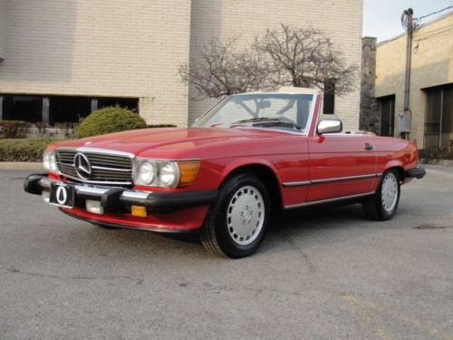 1988 mercedes-benz 560sl, only 68,385 miles, rare jumpseat, just serviced