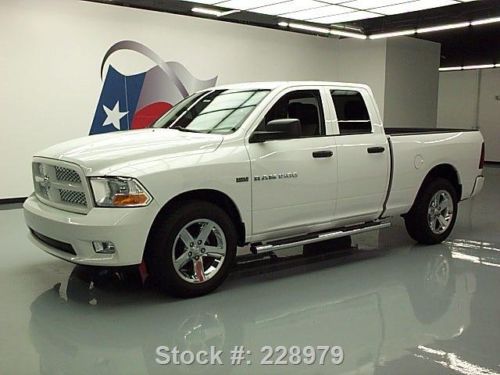 2012 dodge ram express hemi quad side steps 20&#039;s 3k mi texas direct auto