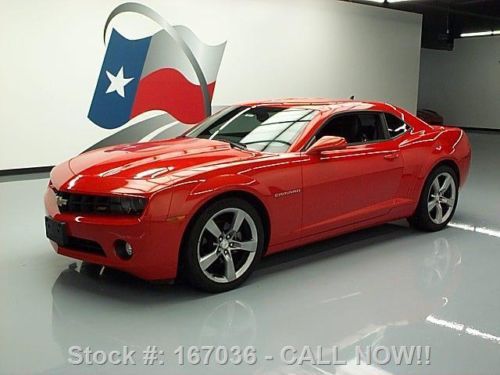 2011 chevy camaro 2lt rs auto htd leather hud 20&#039;s 59k texas direct auto