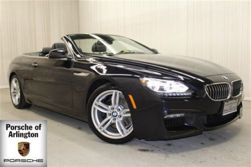 2012 bmw 6 series 640i navi leather xenon convertible comfort access low miles