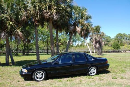 1996 chevrolet impala ss - black - 18,200 miles - garage kept