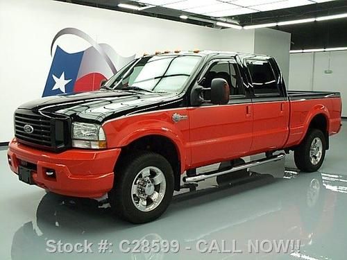 2004 ford f350 crew harley davidson 4x4 diesel only 33k texas direct auto