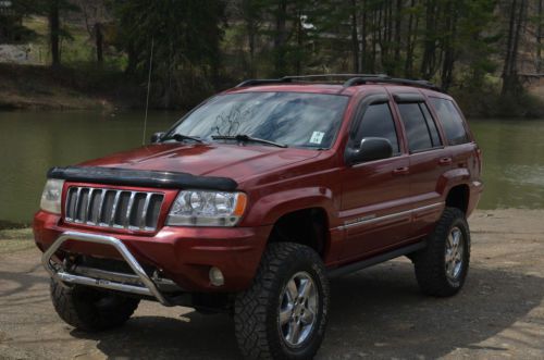 Sell used 2004 jeep grand cherokee overland with long arm lift in