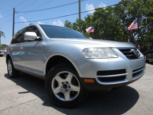 05 volkswagen touareg v6 leather sunroof awd clean carfax 04 06