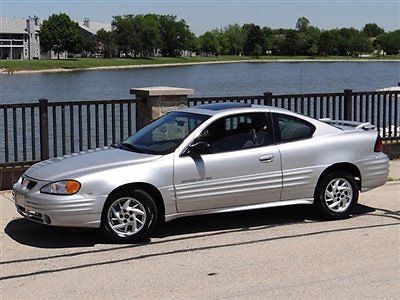 2001 pontiac grand am se1 coupe only 53,783 actual miles moon roof super clean!