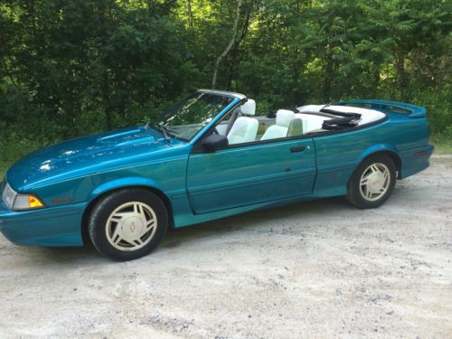 Chevy cavalier z24 convertible low miles no reserve summer car nr low miles