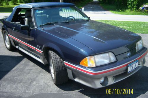 1988 mustang gt convertible 5.0 5speed lower miles all original