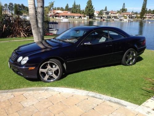 Mercedes-benz cl500 - midnight blue metallic w/ 19&#034; chrome rims!!!