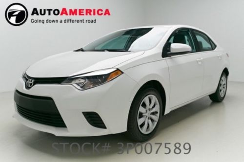 2014 toyota corolla le 10k low miles rearcam 16 inch 1 owner clean carfax