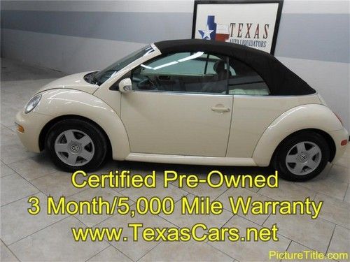 04 beetle convertible gls turbo certified warranty we finance!!!