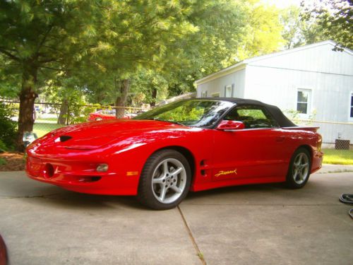 Firehawk convertable only 4,000 actual miles, one of 128 built in this last year