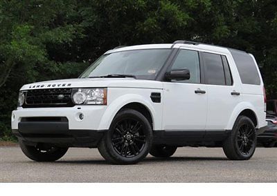 Land rover lr4 4wd 4dr hse low miles suv automatic gasoline 5.0l 8 cyl fuji whit