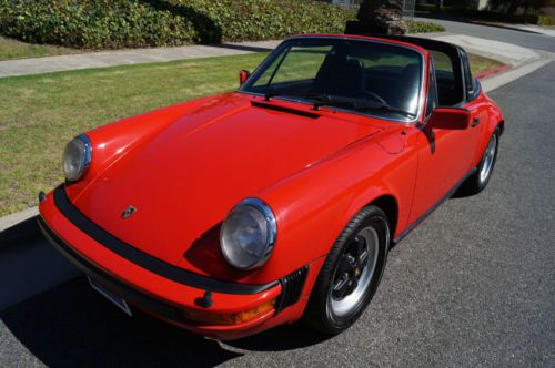 1978 911sc targa with believed to be 86k original miles-simply stunning example!