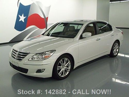 2011 hyundai genesis 3.8 sedan leather sunroof nav 22k texas direct auto