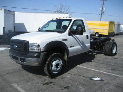 2007 ford f-550 4x4 cab &amp; chassis - diesel - 84" ca