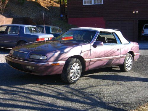 1995 chrysler lebaron lx convertible 2-door 3.0l