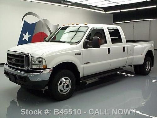 2003 ford f-350 lariat crew diesel drw 4x4 leather 48k texas direct auto