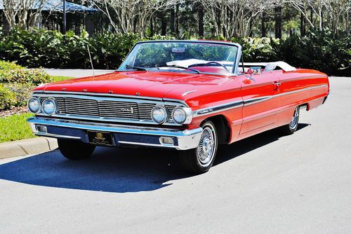 Absolutly beautiful 1964 ford galaxie 500 convertible v-8 auto ground up restro